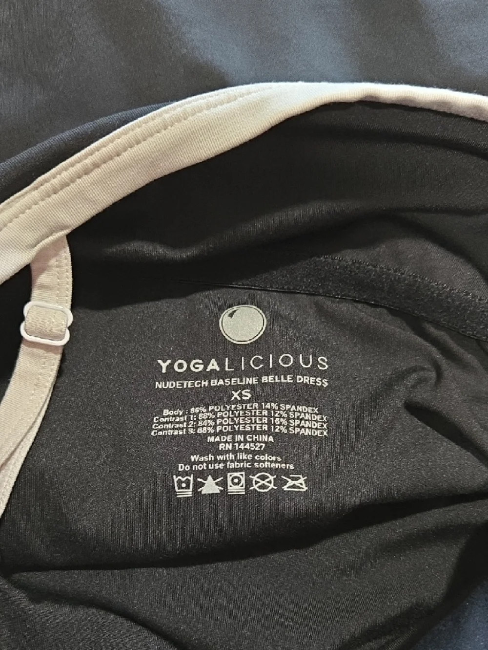 Yogalicious Nudetech Baseline Belle Dress Size XS